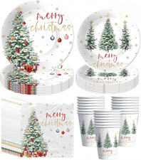 100 Pezzi Stoviglie Di Carta