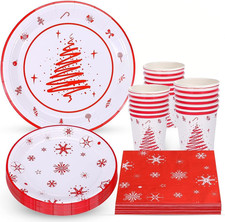 100 Pezzi Stoviglie Di Carta