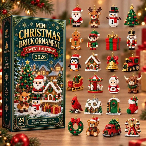 Mini natale mattone - mini, ornamento