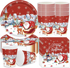 100 Pezzi Stoviglie Di Carta