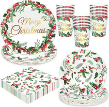 100 Pezzi Stoviglie Di Carta