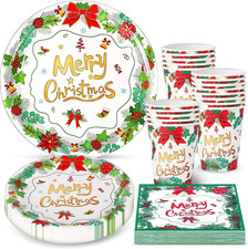 100 Pezzi Stoviglie Di Carta