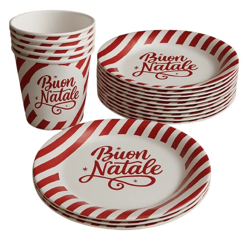 Set bicchieri piatti di - 6,