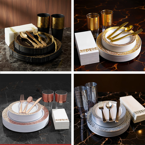Set stoviglie monouso per - set,