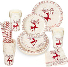 125 Pezzi Stoviglie Di Carta