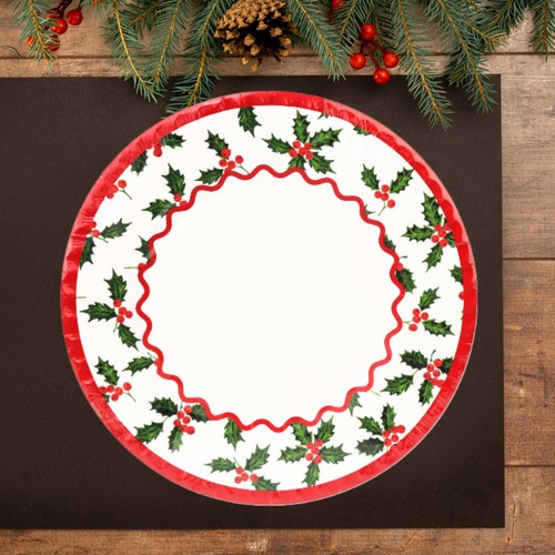 Set piatti grandi agrifoglio - grandi,